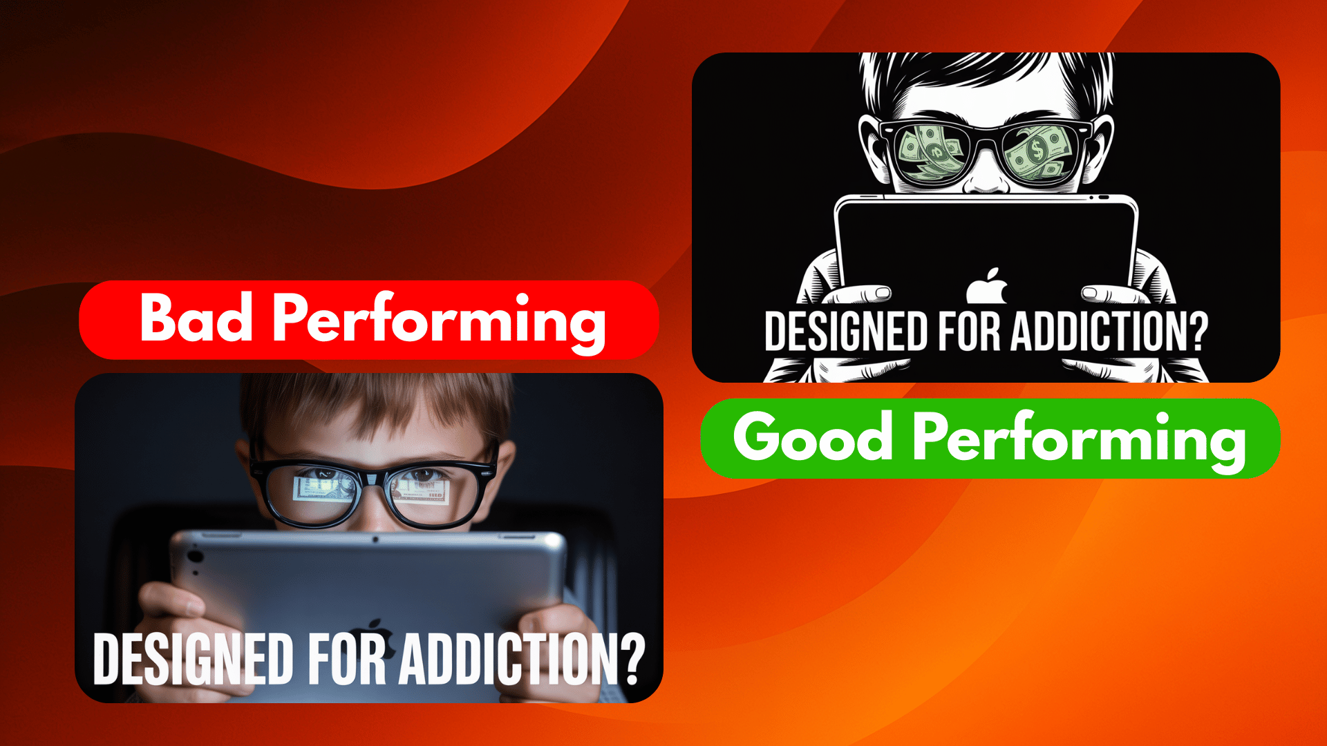 Good performing VS bad Performing thumbnails